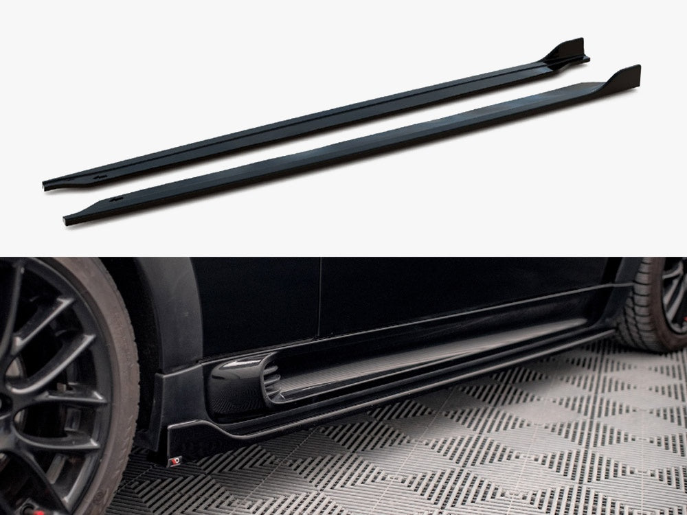 Maxton Design Side Skirts Diffusers V.2 Mini Cooper John Cooper Works R56