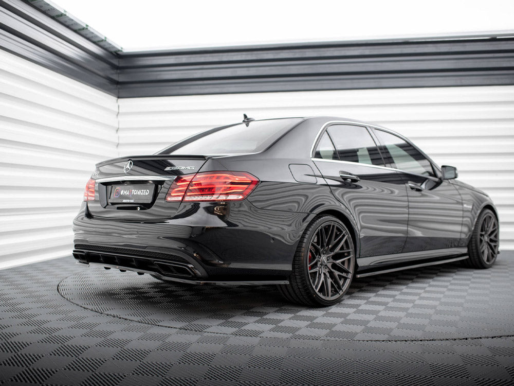 Maxton Design Rear Splitter (Vertical Bars) Mercedes E63 AMG Sedan W212 Facelift