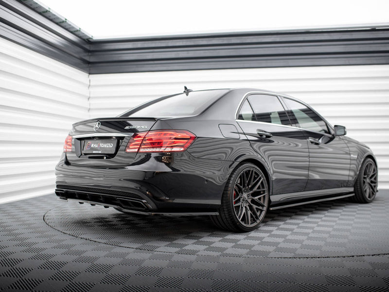 Maxton Design Rear Splitter (Vertical Bars) Mercedes E63 AMG Sedan W212 Facelift