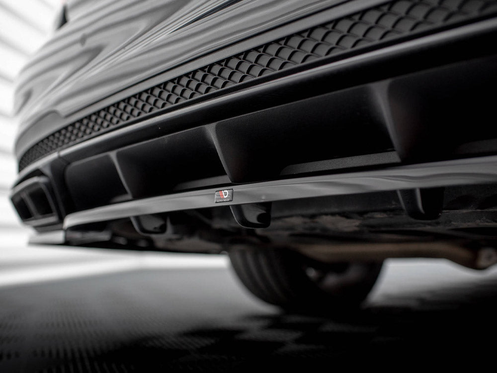 Maxton Design Rear Splitter (Vertical Bars) Mercedes E63 AMG Sedan W212 Facelift