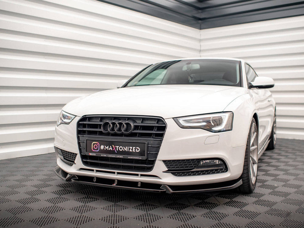 Maxton Design Front Splitter V.1 Audi A5 Coupe / Sportback 8T Facelift