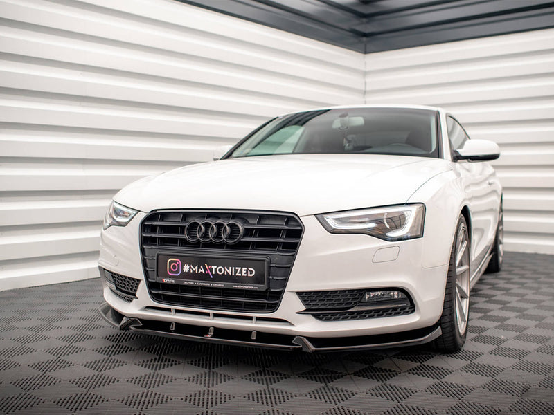 Maxton Design Front Splitter V.1 Audi A5 Coupe / Sportback 8T Facelift