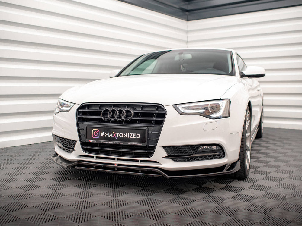 Maxton Design Front Splitter V.2 Audi A5 Coupe / Sportback 8T Facelift