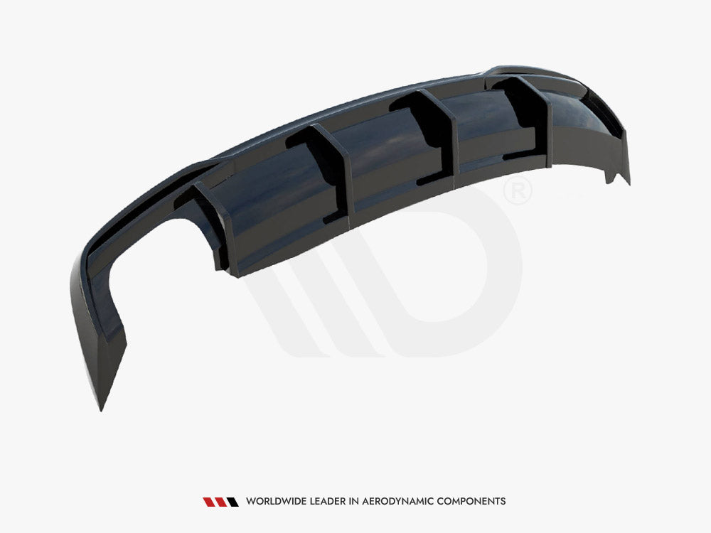 Maxton Design Rear Valance Audi A5 8T Facelift (Version with dual exhausts on one side)