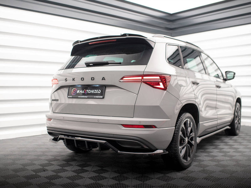Maxton Design Spoiler CAP Skoda Karoq Sportline Mk1 Facelift