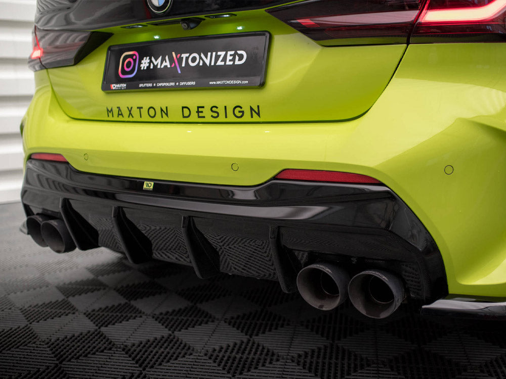 Maxton Design Rear Valance V.3 + Milltek Sport Exhaust BMW 1 F40 M-Pack / M135i