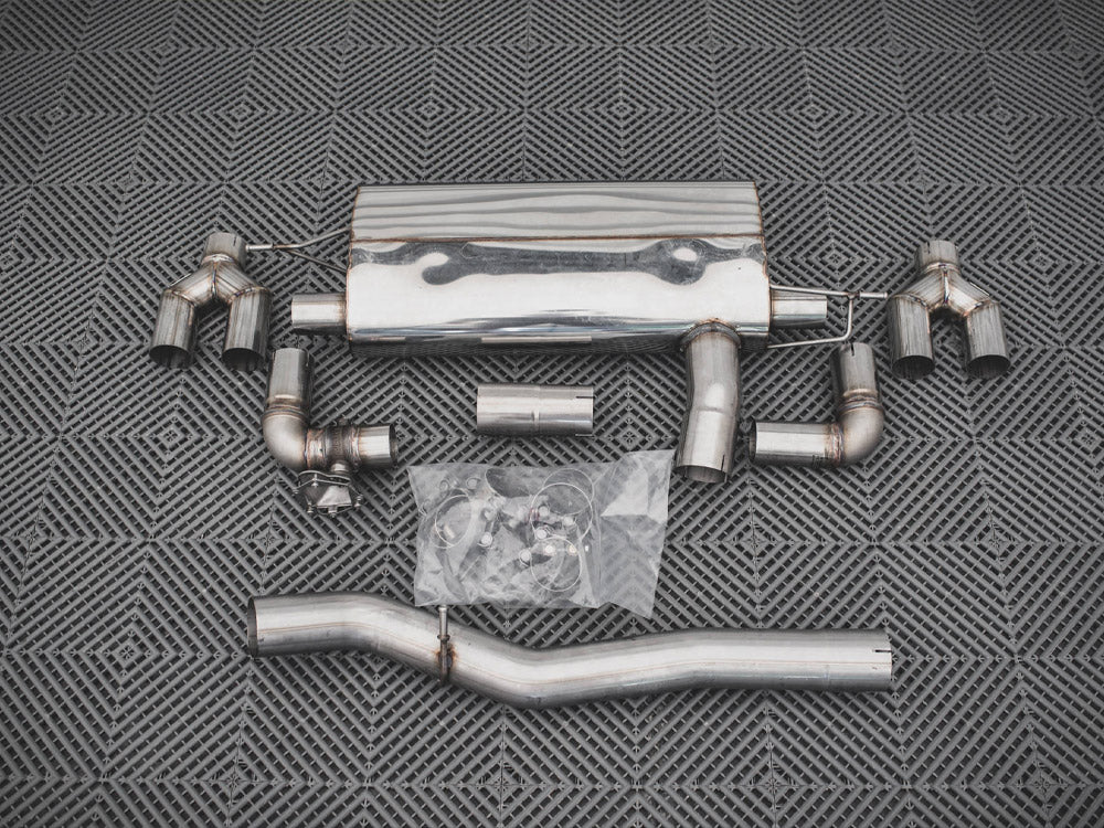 Maxton Design Rear Valance V.3 + Milltek Sport Exhaust BMW 1 F40 M-Pack / M135i