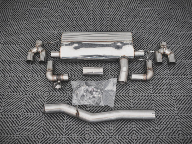 Maxton Design Rear Valance V.3 + Milltek Sport Exhaust BMW 1 F40 M-Pack / M135i