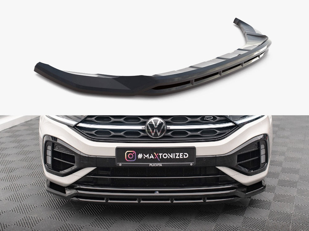 Maxton Design Front Splitter V.1 Volkswagen T-Roc R / R-Line Mk1 Facelift