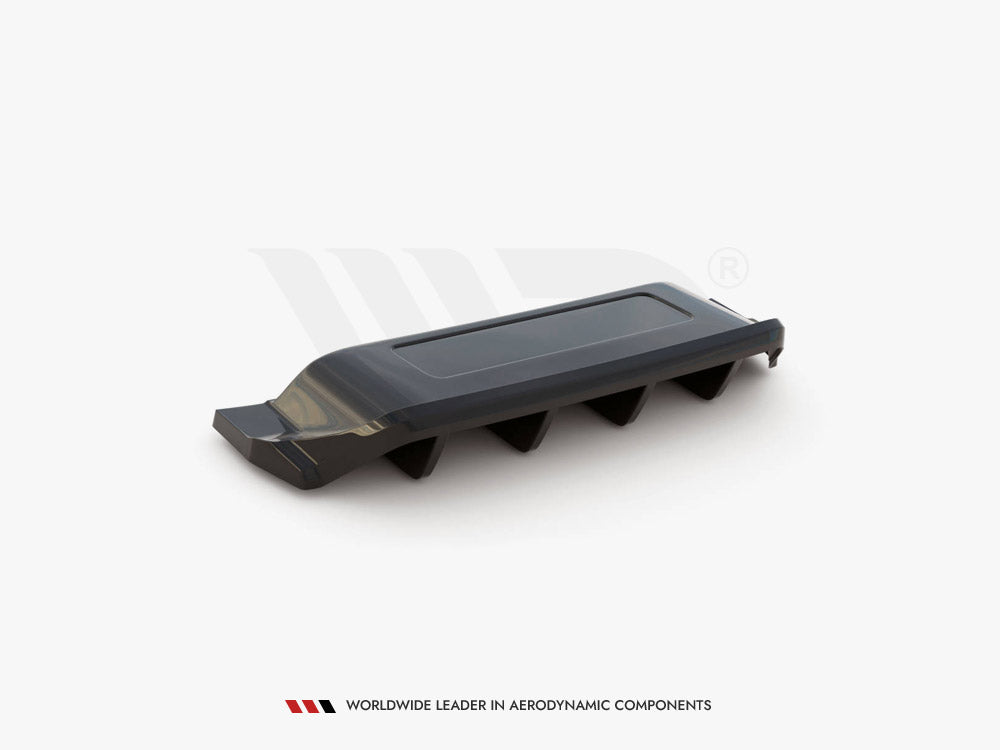 Maxton Design Rear Splitter (Vertical Bars) Volkswagen T-Roc R / R-Line Mk1 Facelift