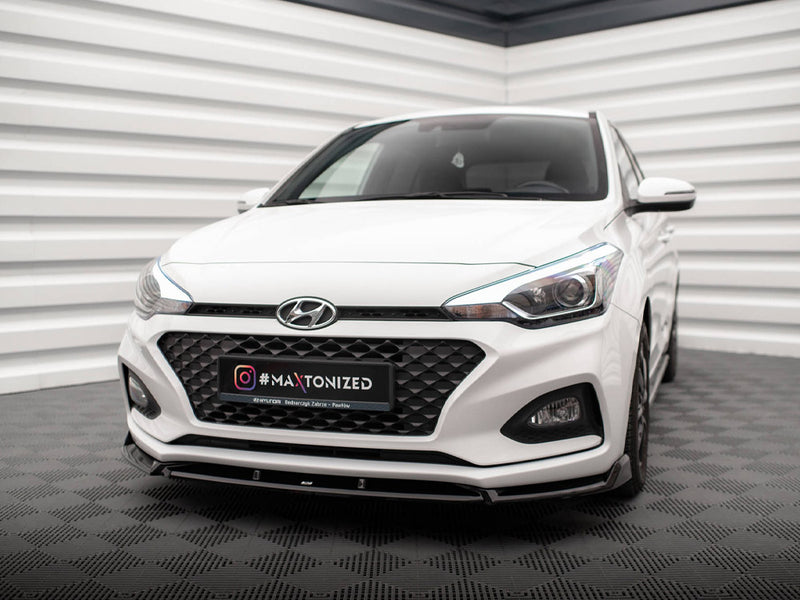 Maxton Design Front Splitter Front Splitter V.2 Hyundai I20 Mk2 Facelift