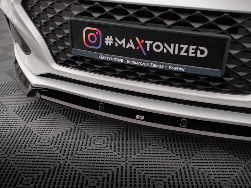Maxton Design Front Splitter Front Splitter V.2 Hyundai I20 Mk2 Facelift