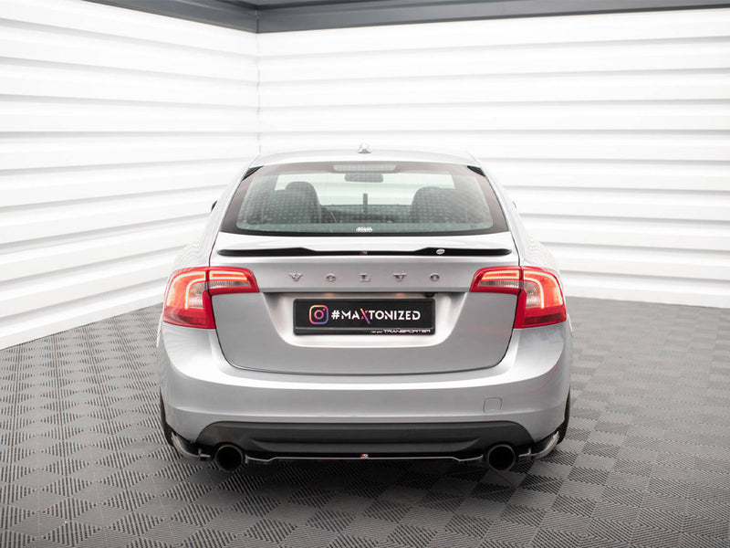 Maxton Design Central Rear Splitter Volvo S60 R-Design Mk2