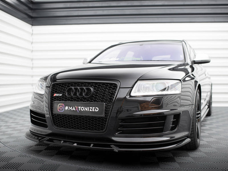 Maxton Design Front Splitter V.2 Audi RS6 Avant C6