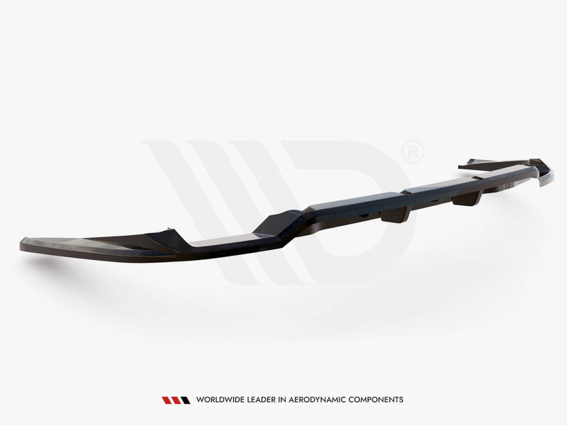 Maxton Design Central Rear Splitter (Vertical Bars) Audi RS6 Avant C6
