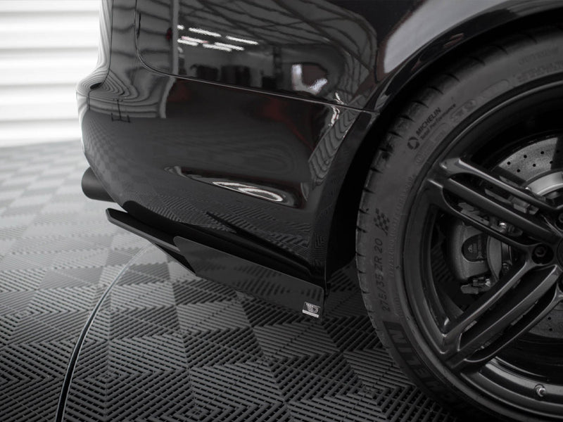 Maxton Design Street Pro Rear Side Splitters + Flaps Audi RS6 Avant C6