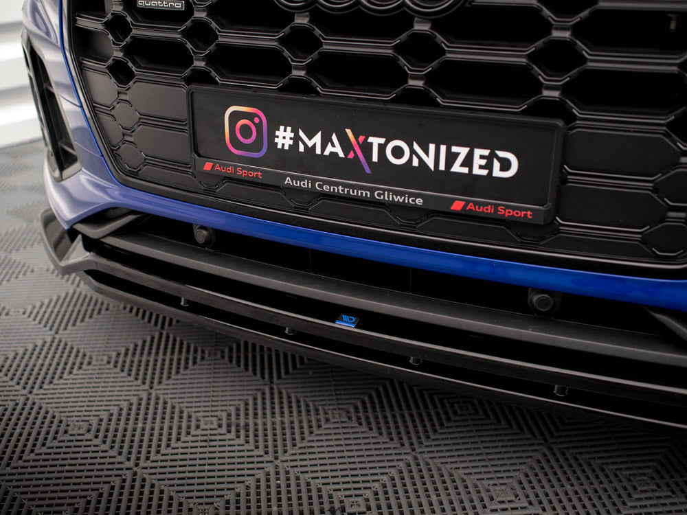 Maxton Design Front Splitter V.1 Audi SQ5 / Q5 S-Line SUV / Sportback Mk2 Facelift