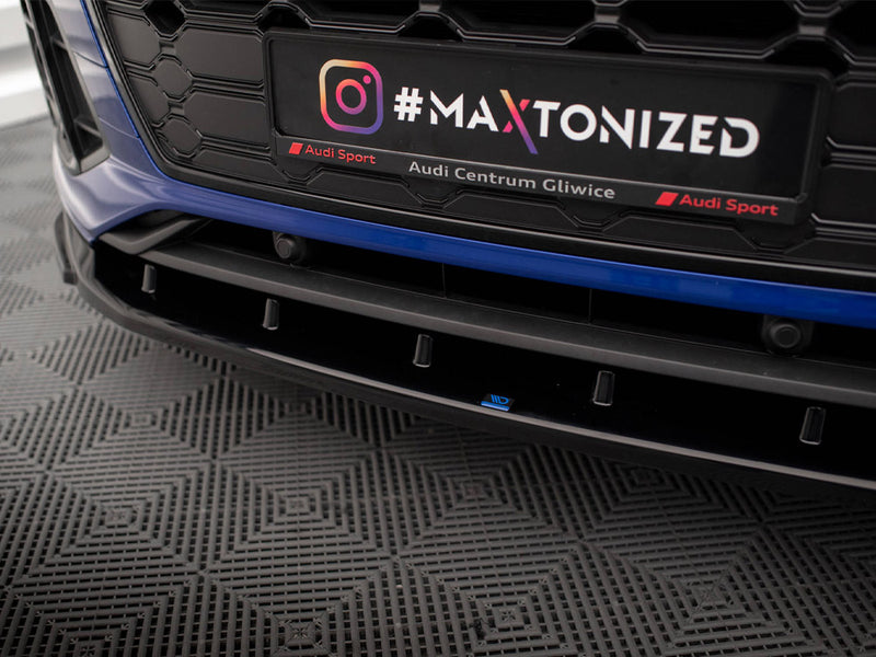 Maxton Design Front Splitter V.2 Audi SQ5 / Q5 S-Line SUV / Sportback Mk2 Facelift