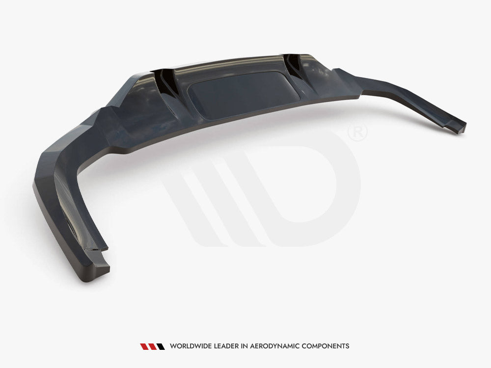 Maxton Design Rear Splitter (Vertical Bars) Audi SQ5 / Q5 S-Line Sportback Mk2 Facelift