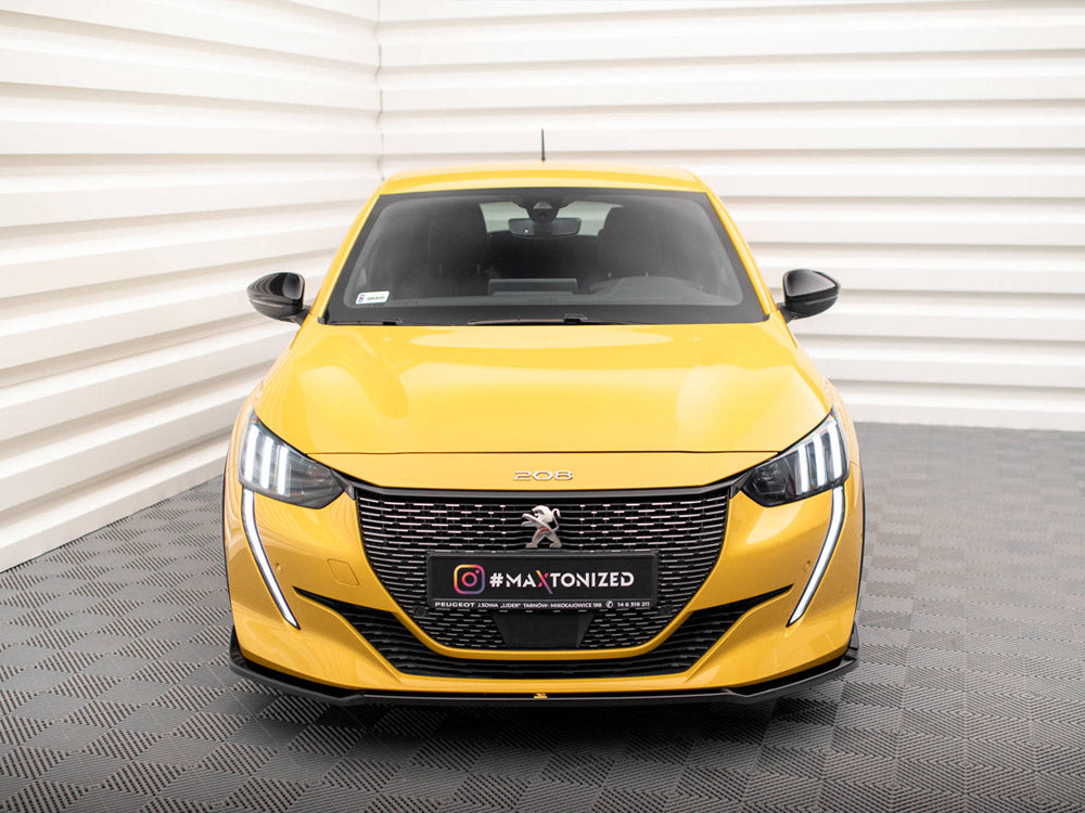 Maxton Design Front Splitter V.2 Peugeot 208 GT Mk2