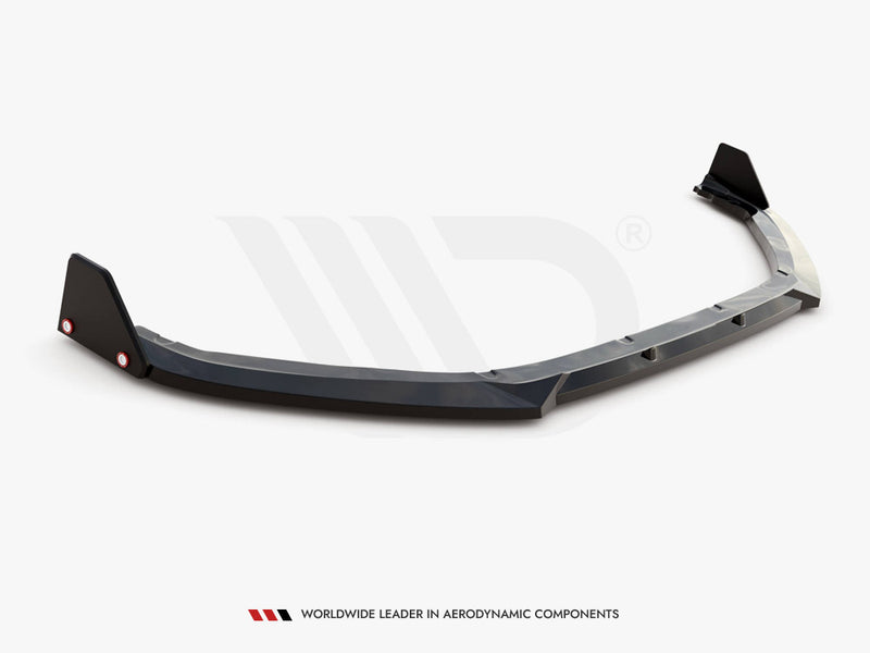Maxton Design Front Splitter V.1 + Flaps Peugeot 208 GT Mk2
