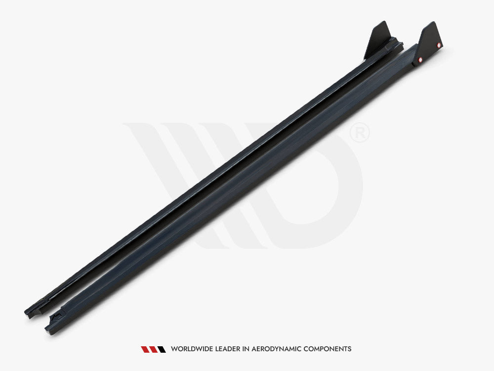 Maxton Design Side Skirt Diffusers + Flaps Peugeot 208 GT Mk2