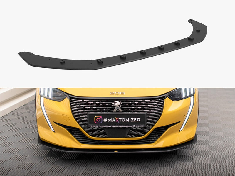 Maxton Design Street PRO Front Splitter Peugeot 208 GT Mk2