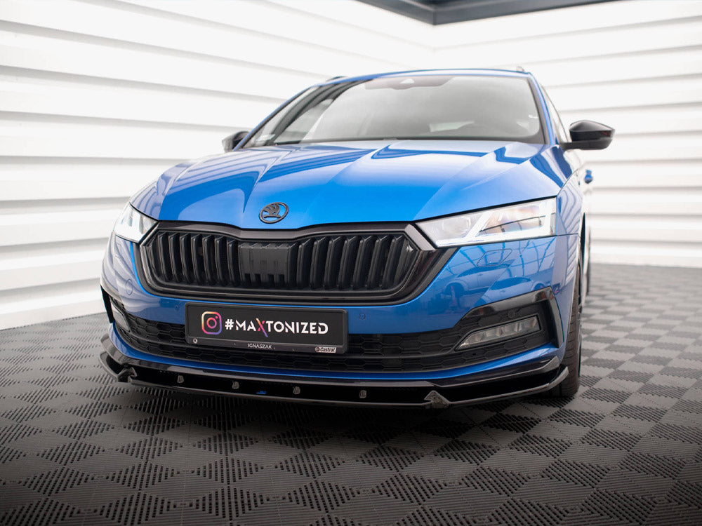 Maxton Design Front Splitter V.1 Skoda Octavia Sportline Mk4
