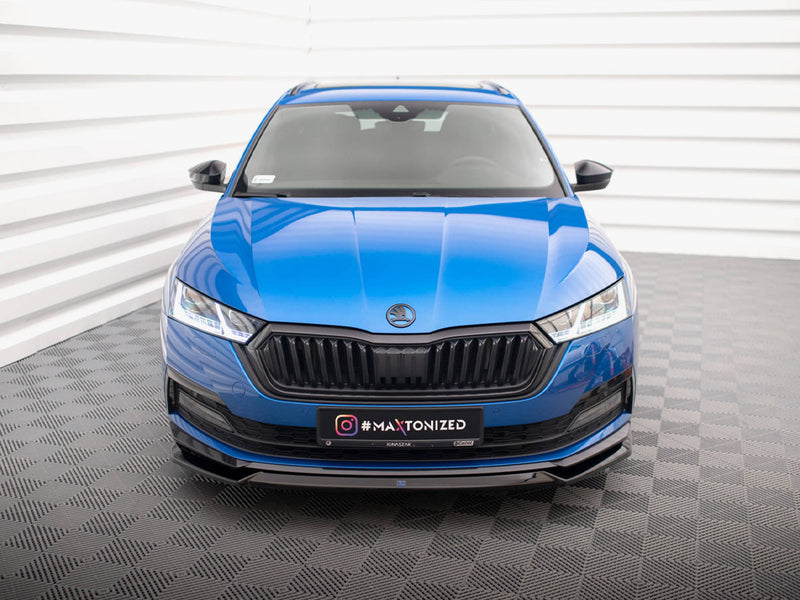 Maxton Design Front Splitter V.2 Skoda Octavia Sportline Mk4