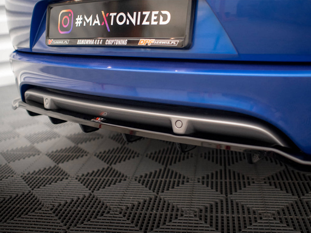 Maxton Design Rear Splitter (Vertical Bars) Renault Megane GT Line Grandtour Mk3 Facelift
