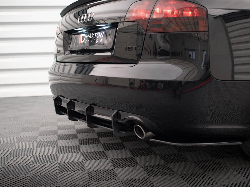Maxton Design Street PRO Rear Diffuser Audi A4 S-Line B7