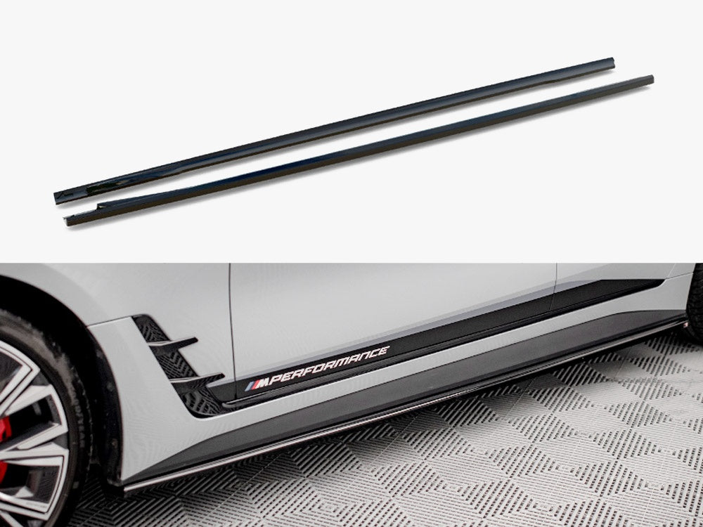 Maxton Design Side Skirts Diffusers V.2 BMW i4 M-Pack G26