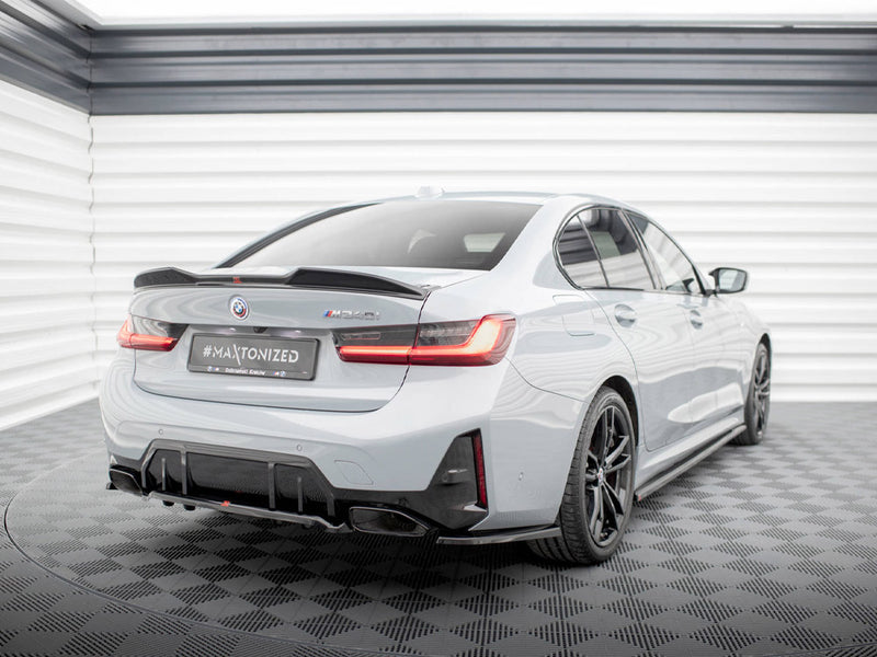 Maxton Design Rear Splitter (Vertical Bars) V.1 BMW M340i G20 / G21 Facelift