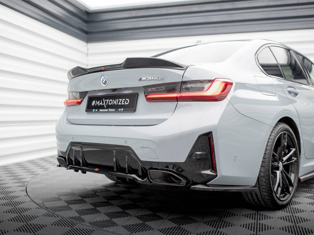 Maxton Design Rear Splitter (Vertical Bars) V.1 BMW M340i G20 / G21 Facelift