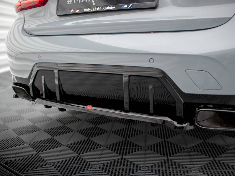 Maxton Design Rear Splitter (Vertical Bars) V.1 BMW M340i G20 / G21 Facelift