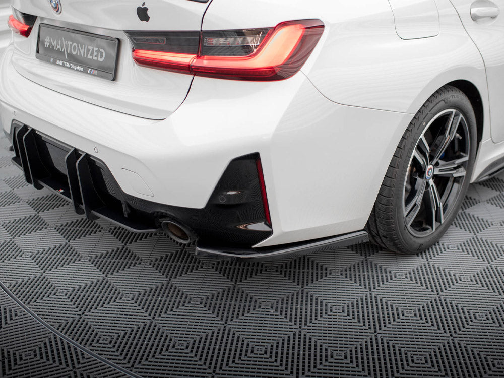 Maxton Design Rear Side Splitters BMW 3 M-Pack G20 / G21 Facelift