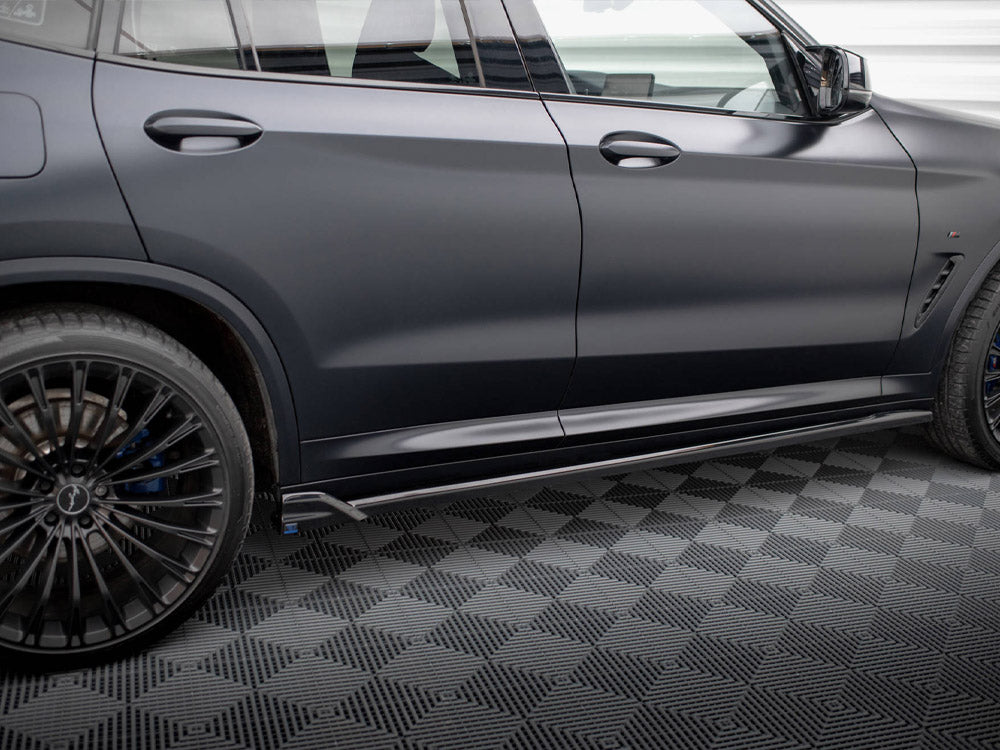 Maxton Design Side Skirts Diffusers BMW X3 M-Pack G01 Facelift