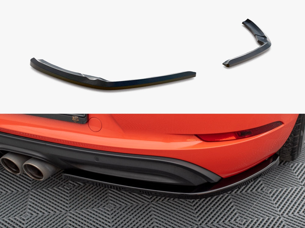 Maxton Design Rear Side Splitters Porsche 718 Cayman 982c