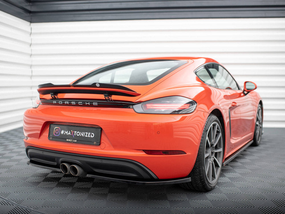 Maxton Design Rear Side Splitters Porsche 718 Cayman 982c