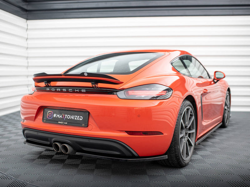 Maxton Design Rear Side Splitters Porsche 718 Cayman 982c