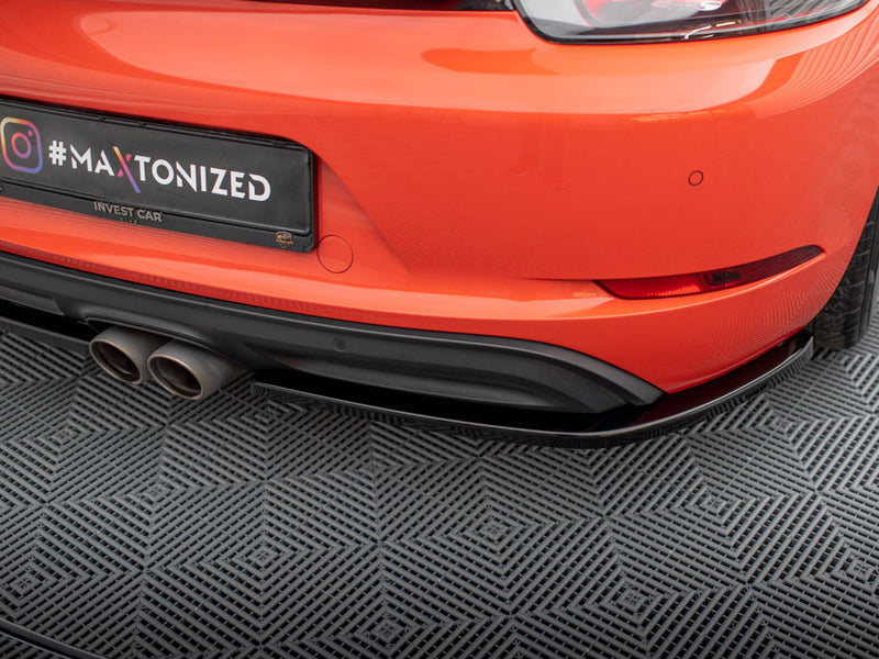 Maxton Design Rear Side Splitters Porsche 718 Cayman 982c