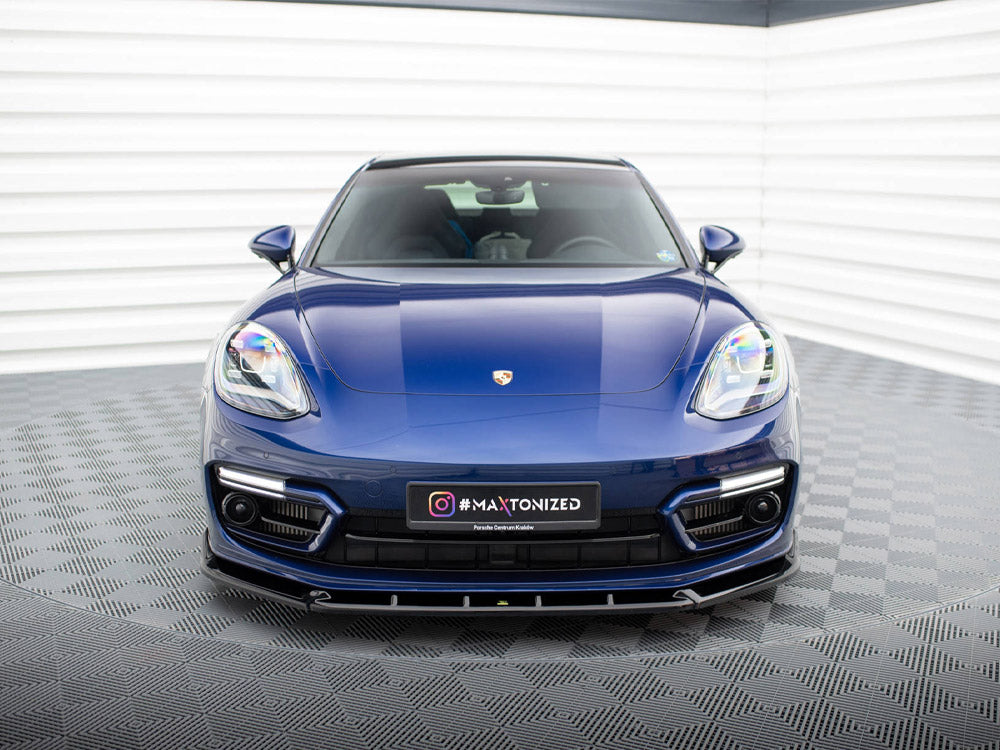 Maxton Design Front Splitter V.2 Porsche Panamera E-Hybrid 971 Facelift