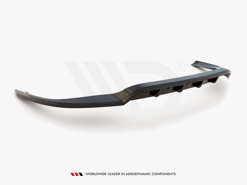 Maxton Design Rear Splitter (Vertical Bars) Porsche Panamera E-Hybrid 971 Facelift