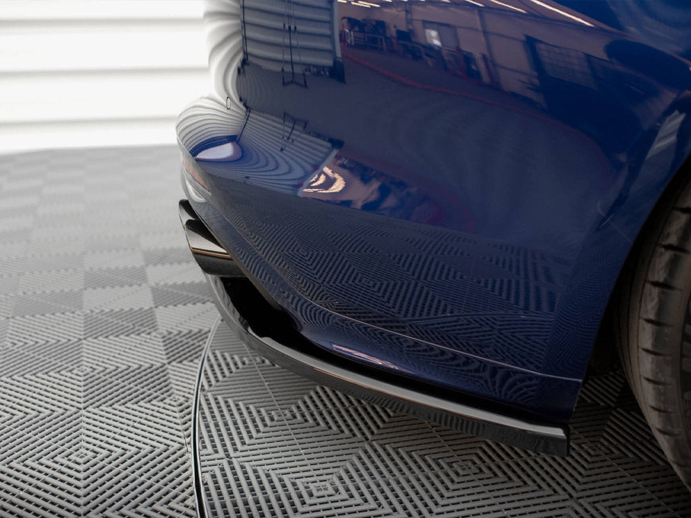 Maxton Design Rear Splitter (Vertical Bars) Porsche Panamera E-Hybrid 971 Facelift