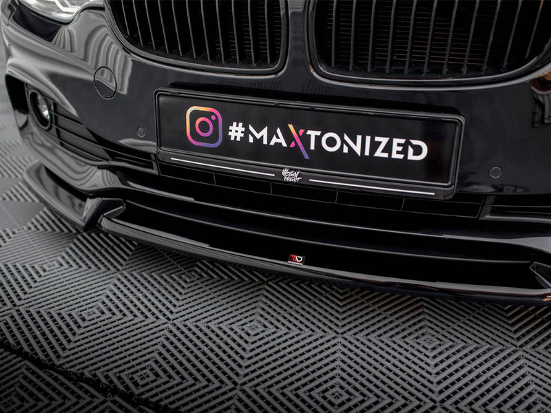 Maxton Design Front Splitter V.2 BMW 4 Coupe / Gran Coupe / Cabrio F32 / F36 / F33