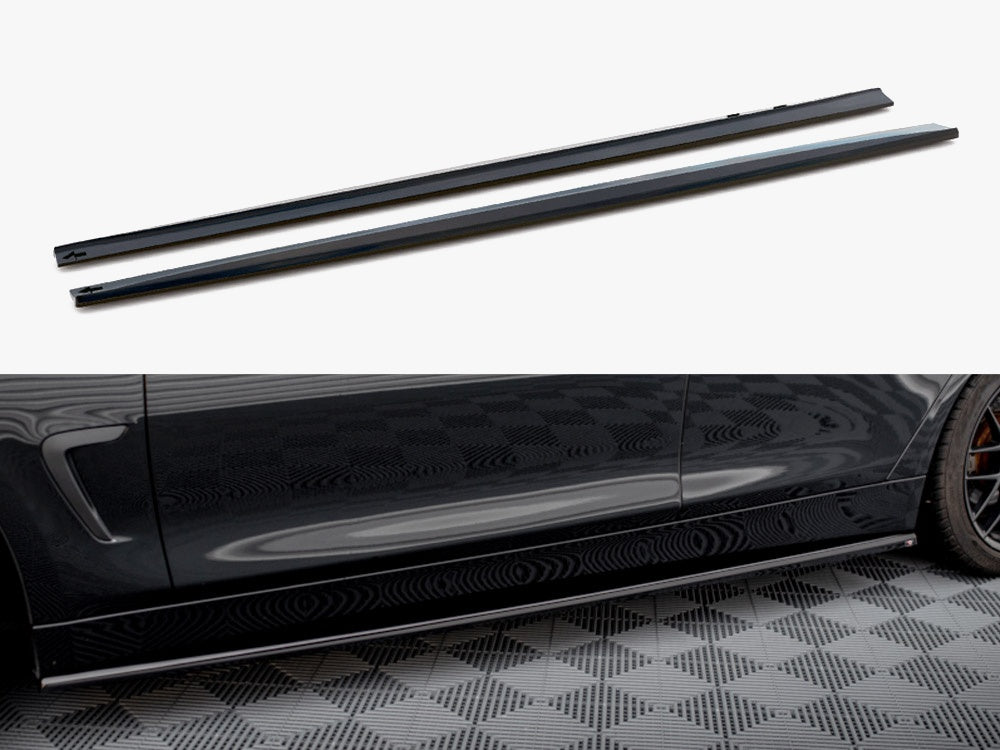 Maxton Design Side Skirts Diffusers BMW 4 Coupe / Gran Coupe / Cabrio F32 / F36 / F33
