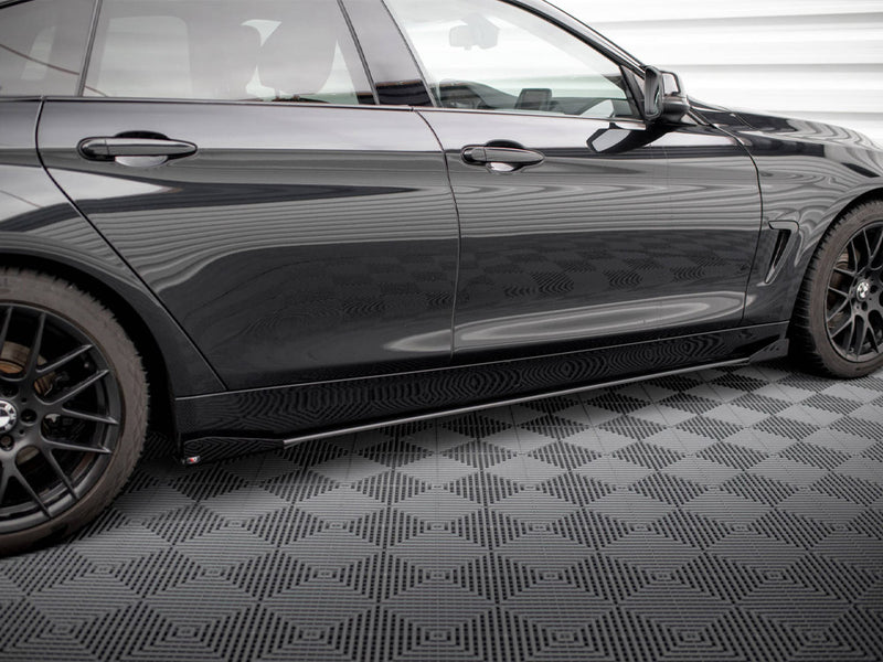 Maxton Design Street PRO Side Skirts Diffusers + Flaps BMW 4 Gran Coupe F36
