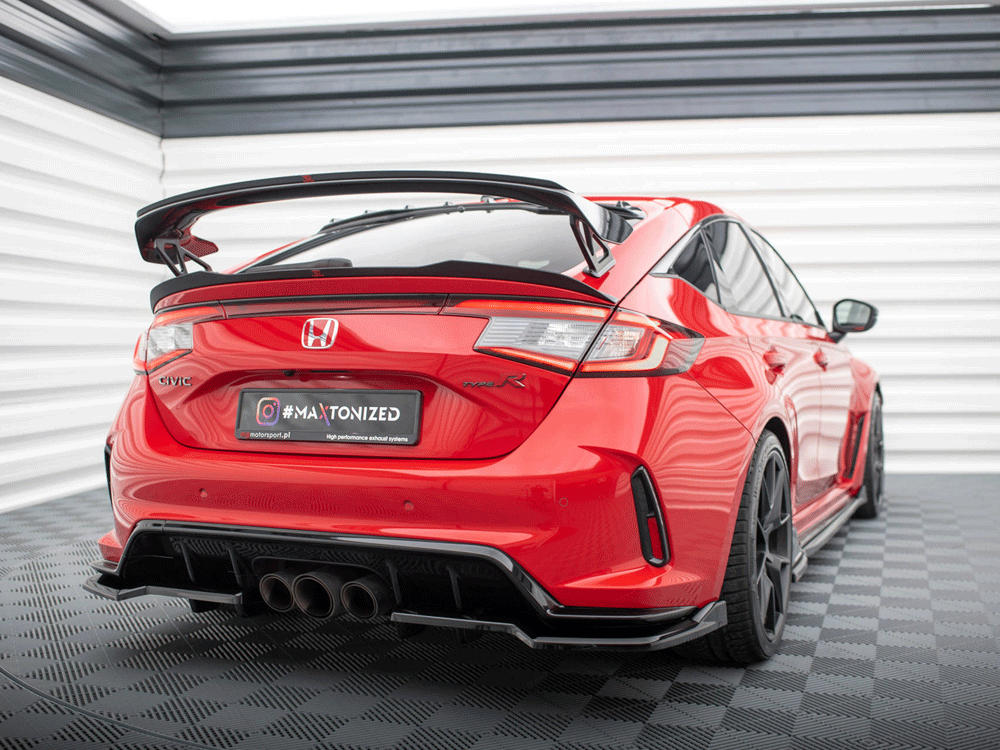 Maxton Design Lower Spoiler CAP Honda Civic Type-R Mk 11