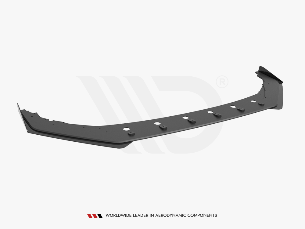 Maxton Design Street PRO Front Splitter + Flaps Honda Civic Type-R Mk 11