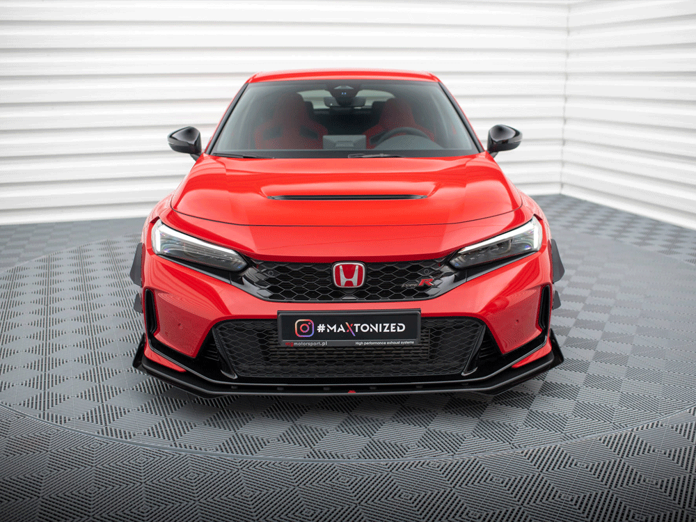 Maxton Design Street PRO Front Splitter + Flaps Honda Civic Type-R Mk 11